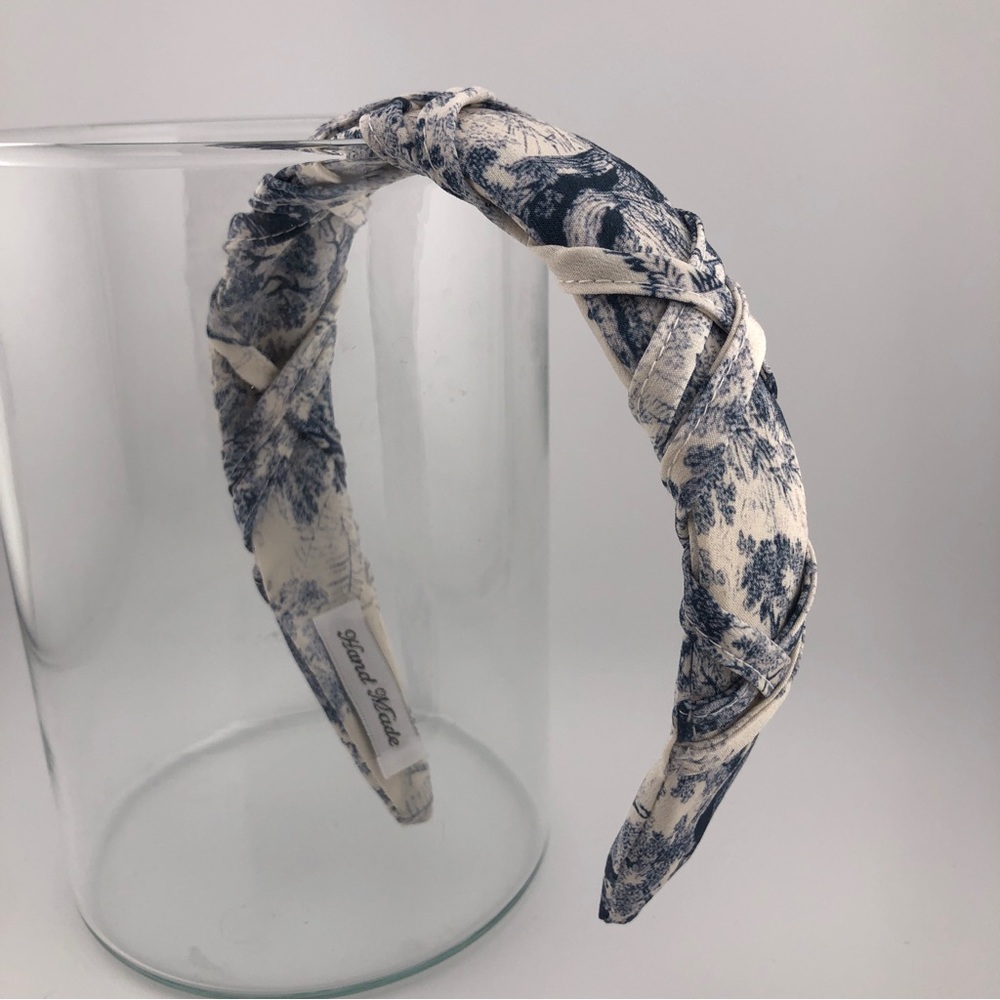Luxury Headband, New, Handmade - BluePattern